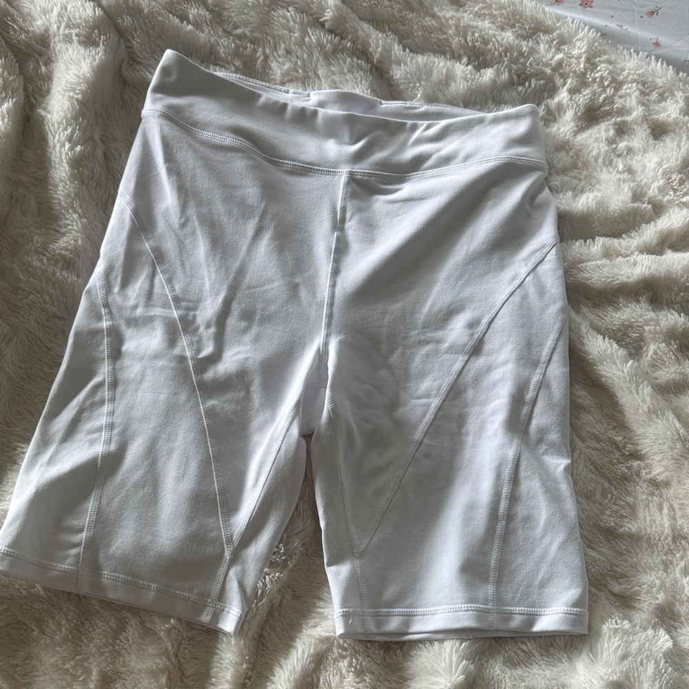 Women's Classic White Bike Shorts